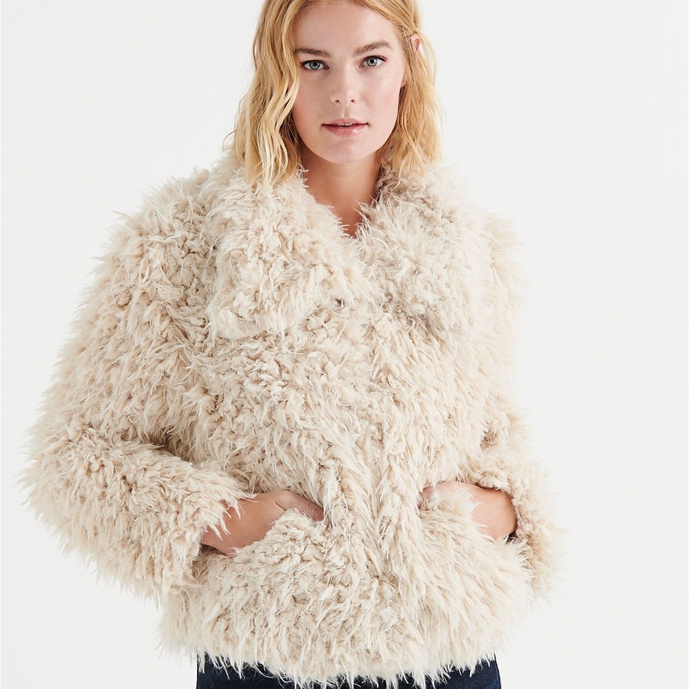 Lucky Brand faux fur jacket